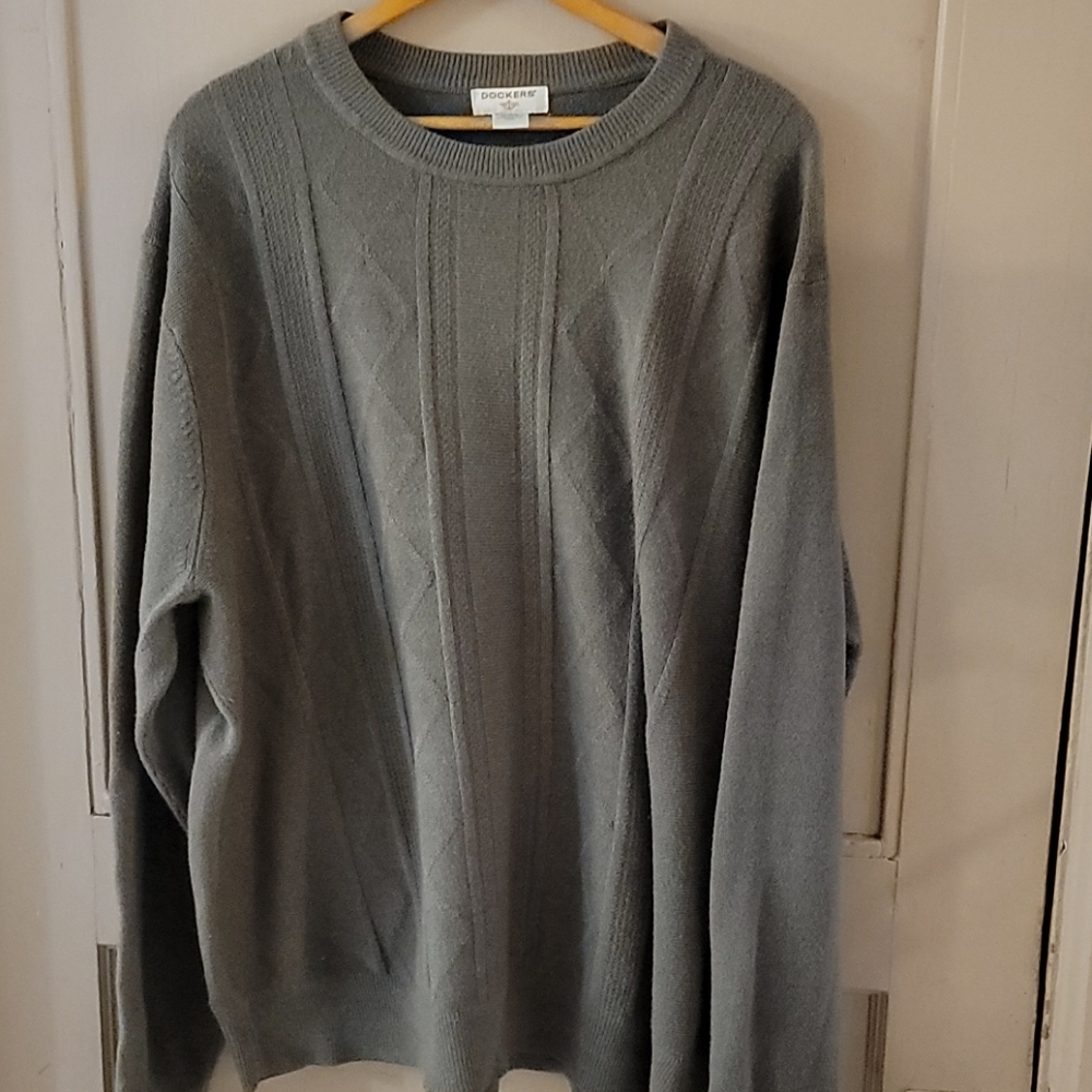 Dockers Cable Knit Sweater Sz XXL - Picture 1 of 3